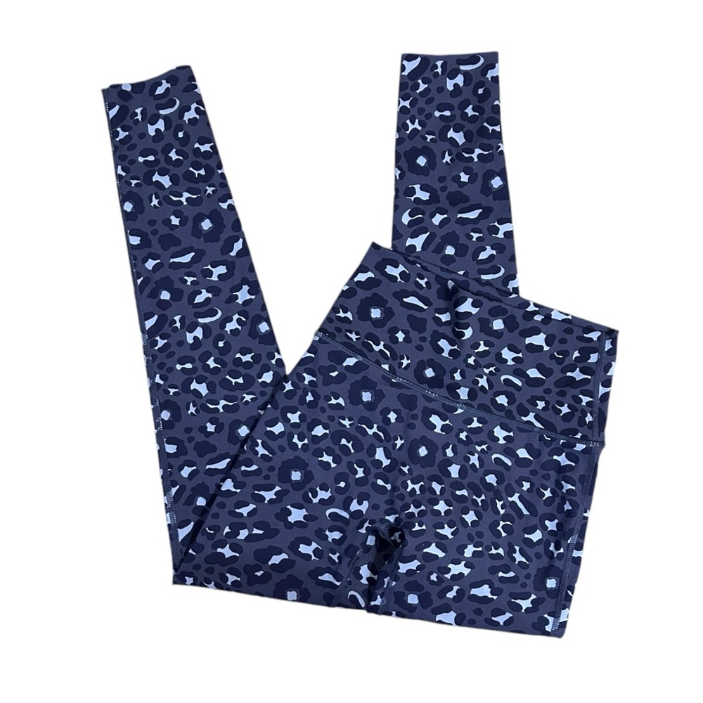 OFFLINE By Aerie Goals High Waisted Leggings Blue Animal Women’s 7/8 Small